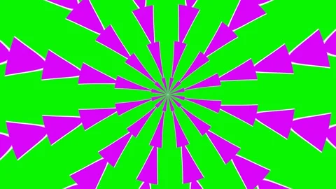 Pulsating color pattern of circles and lines. The animated screensaver looped se Stock Footage 247754280