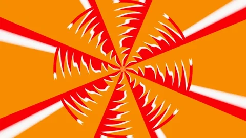 Pulsating color pattern of circles and lines. The animated screensaver looped se Stock Footage 247754309