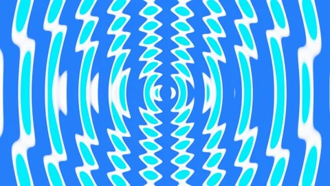 Pulsating color pattern of circles and lines. The animated screensaver looped se Stock Footage 247754371