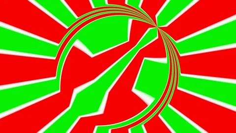 Pulsating color pattern. Looped graphic background. Animated mosaic of abstract Stock Footage 247121125