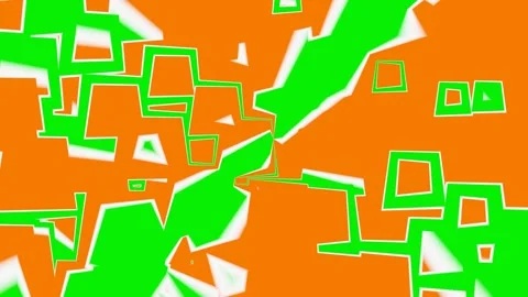 Pulsating color pattern. Looped graphic background. The animated mosaic of abstr Stock-Footage 247497617