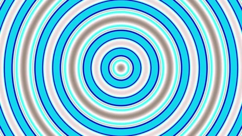 Pulsating concentric blue rings in a seamless loop. Video stock 288322140