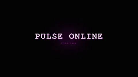 Pulsating Digital Pulse Online Text Animation - Futuristic Technology Concept Stock Footage 331568360