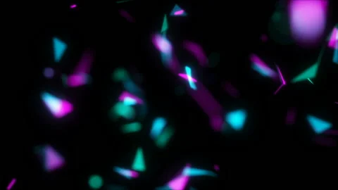 Pulsating elements play rhythm.Neon laser background. Seamless loop. Stock Footage 101487504