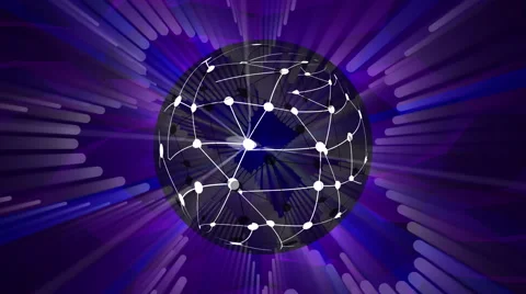 Pulsating Energy Sphere Stock Footage