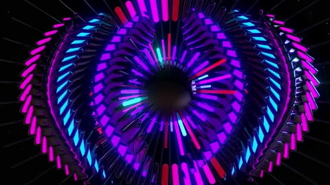 Pulsating halo Stock Footage 160931501