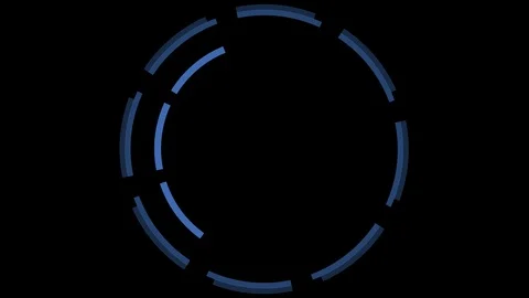 Pulsating Hud Target Stock Footage 100159376