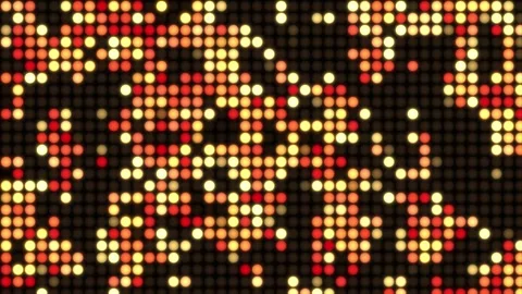 Pulsating Led Light Wall Display Seamless Motion Graphics Loop for Concert Event Stock Footage 342231599