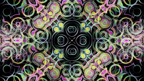 Pulsating multi-colored VJ Loop animation for visualizations Video stock 172507515