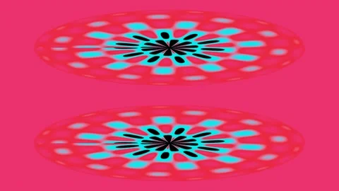 Pulsating neon fractal pattern background tunnel effect for futuristic scie.. Stock Footage 339786891