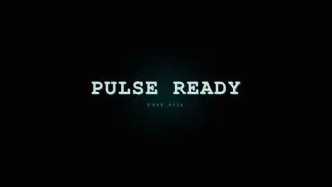 Pulsating Neon Text "PULSE READY" on Dark Background - Futuristic Tech Vibe Stock Footage 331568391