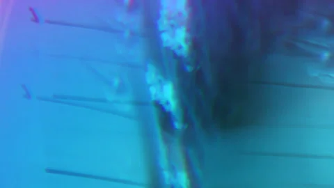 Pulsating Patterns and Abstract Forms in Motion Optical Prism Dance Stock Footage 304367656