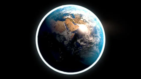 Pulsating Planet Earth Stock Footage 36275120