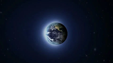 Pulsating Planet Earth Stock Footage 40011033