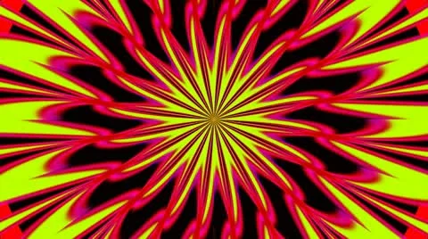 Pulsating Psychedelic Loop 01A 24 fps Stock Footage 8984381