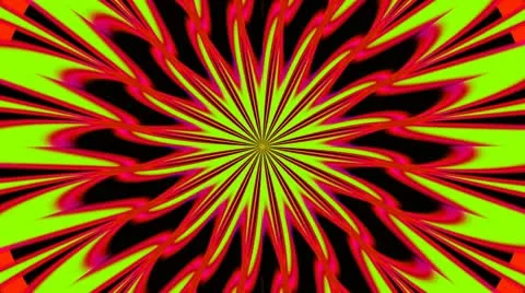 Pulsating Psychedelic Loop 01B 25 fps Stock Footage 8984321