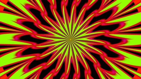 Pulsating Psychedelic Loop 01B 30 fps Stock Footage 8985173
