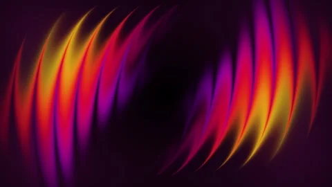 Pulsating Psychedelic Waves Background Stock Footage 338309117