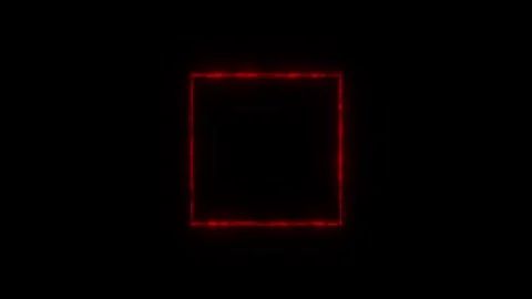 Pulsating red crimson square for motion graphics Видео 302478073