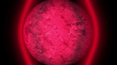 Pulsating red sun. Motion abstraction Stock Footage 36037031