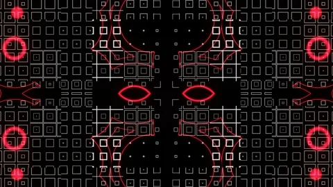 Pulsating red-white abstract background VJ Loop Stock Footage 172530982