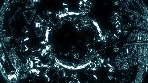 Pulsating sphere Stock Footage 265900869