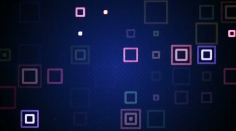 Pulsating squares loopable background Stock Footage 36911408