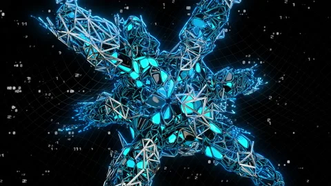 Pulsating star Stock Footage 156524536