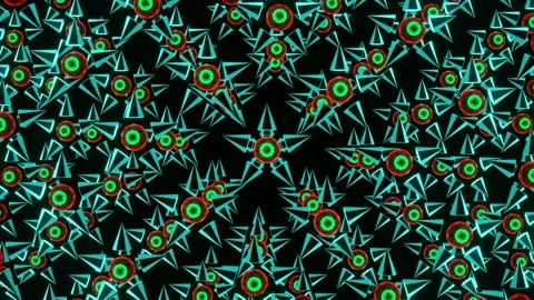 Pulsating Stars of Abstract Background Stock Footage 170878284