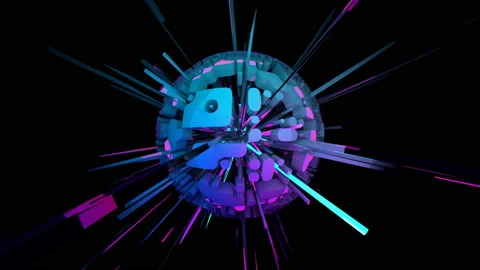 Pulsating Stars Stock Footage 126933065