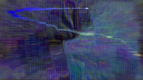 Pulsating Trajectory (abstract, colorful, pulsating) Stock Footage 249820597