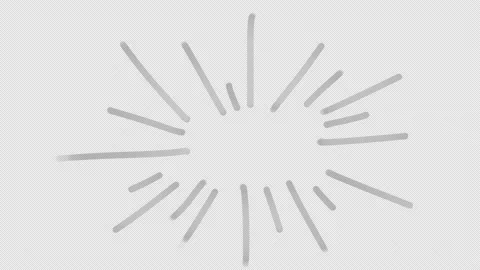 Pulsating white lines circle on a black screen. Video stock 236397119