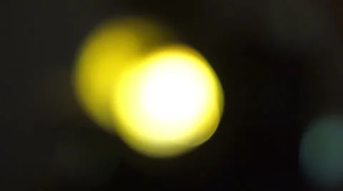 Pulsating yellow Light Stock Footage 23792944