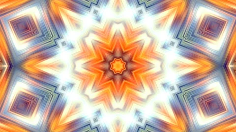 Pulsation of multicolor polygonal abstract shapes. Stock Footage 150090119