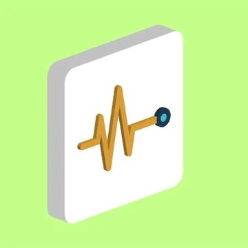 Pulse, Cardiogram computer symbol Stock Illustration