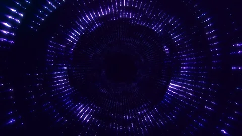 Pulse circle form particles Stock Footage 88116189