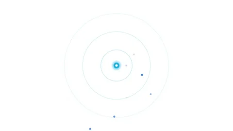Pulse Field Animation with Dynamic Data Points Radiating Outward Vidéo 333802913