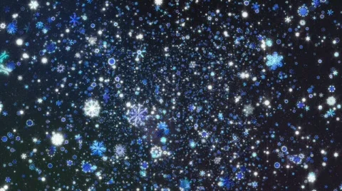 Pulse Flakes Grow Down Slow Stock Footage 583537
