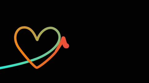 Pulse hearth animation Stock Footage 234806208