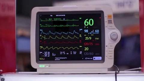 Pulse in the Hospital Stock Footage 70403237