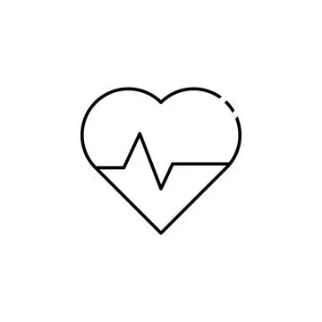 Pulse icon. Element of scientifics study icon for mobile concept and web apps Stock Illustration