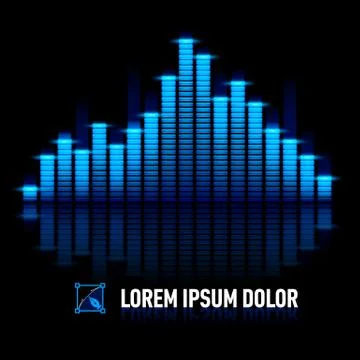 Pulse of music Stock Illustration