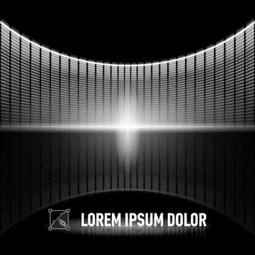 Pulse of music Stock Illustration