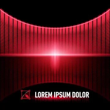 Pulse of music Stock Illustration