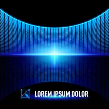 Pulse of music Stock Illustration