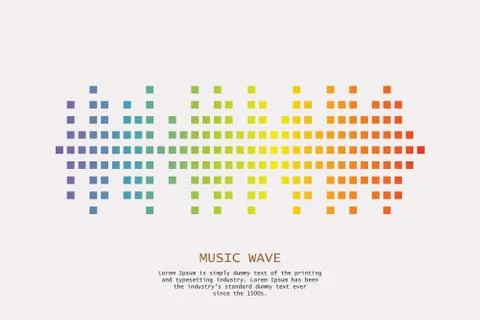 Pulse music player. Stock Illustration