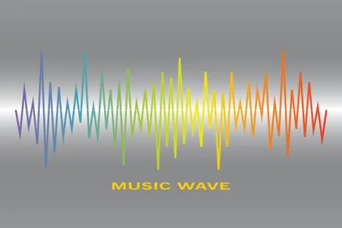 Pulse music player logo. Stock Illustration