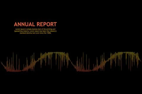 Pulse music player. Vector Audio wave background Stock Illustration