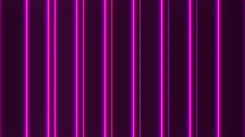 Pulse neon pink lines in rows on black gradient Stock Footage 235857116