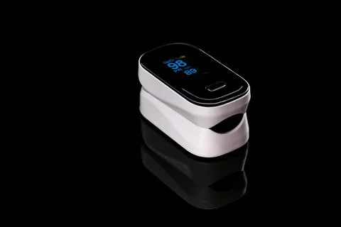Pulse oximeter / peripheral capillary oxygen saturation meter (SPO2) for asse Stock Photos